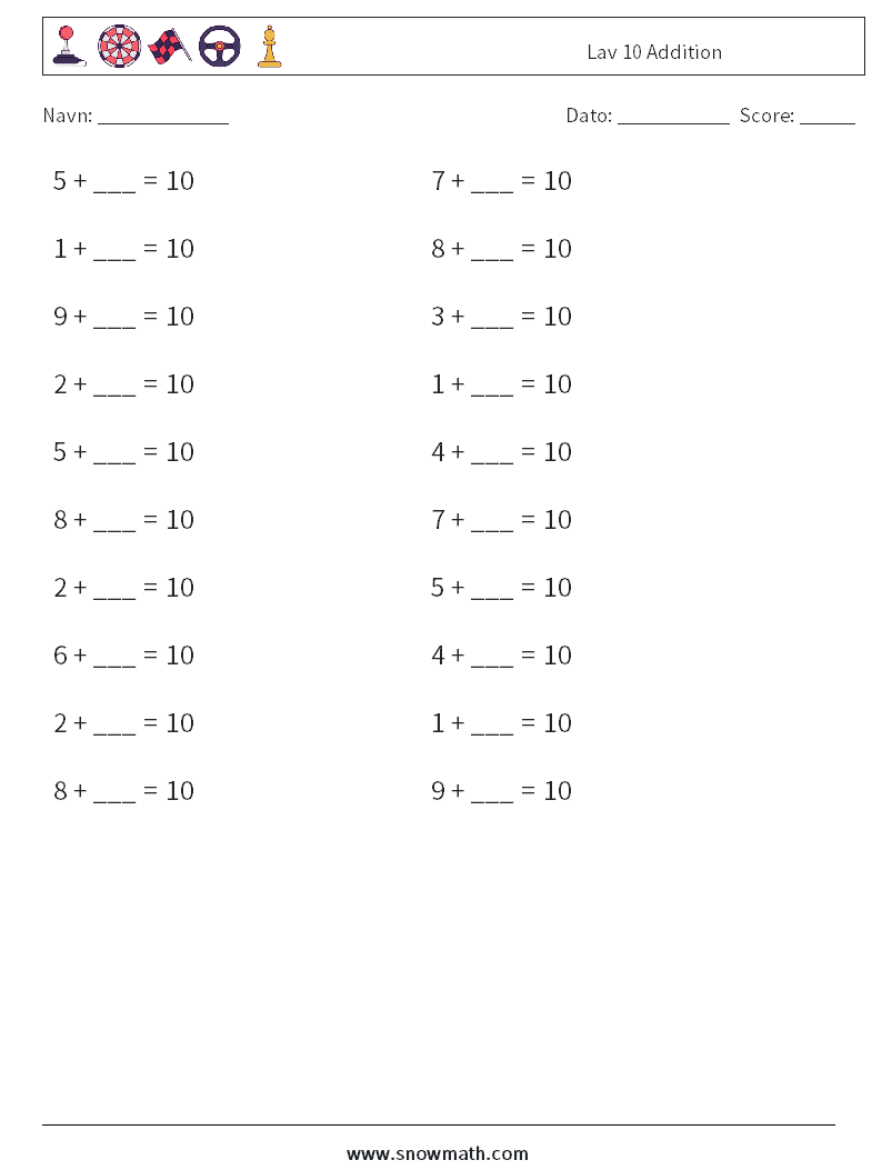 (20) Lav 10 Addition