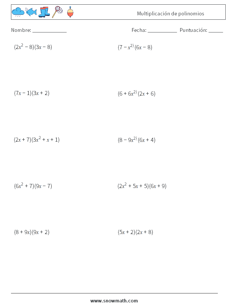 Multiplicación de polinomios