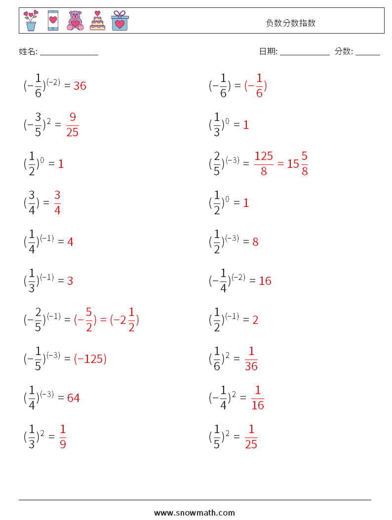 负数分数指数 数学练习题 3 问题,解答